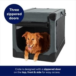 Frisco Indoor & Outdoor 3-Door Collapsible Soft-Sided Dog & Small Pet Crate -Pet Dog Supplies Shop 105036 PT3. AC SS1800 V1667227999