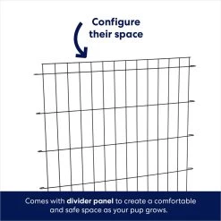 Frisco Heavy Duty Fold & Carry Double Door Collapsible Wire Dog Crate -Pet Dog Supplies Shop 109789 PT4. AC SS1800 V1667228667