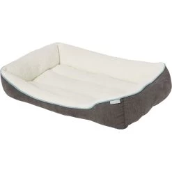 Frisco Sherpa Rectangular Bolster Dog Bed -Pet Dog Supplies Shop 129483 PT2. AC SS1800 V1566334964