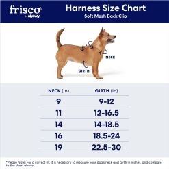 Frisco Soft Mesh Back Clip Dog Harness -Pet Dog Supplies Shop 139977 PT2. AC SS1800 V1673964205
