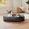 Frisco Sherpa Orthopedic Bolster Cat & Dog Bed