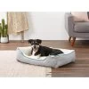 Frisco Sherpa Rectangular Bolster Cat & Dog Bed
