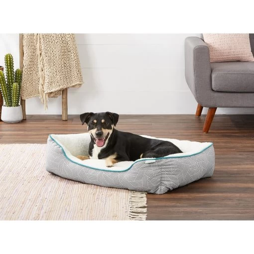 Frisco Sherpa Rectangular Bolster Cat & Dog Bed 6 Frisco Sherpa Rectangular Bolster Cat & Dog Bed -Pet Dog Supplies Shop 144851 MAIN. AC SS1800 V1568843576
