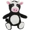 Frisco Cow Textured Plush Squeaky Dog Toy