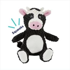 Frisco Cow Textured Plush Squeaky Dog Toy -Pet Dog Supplies Shop 147059 PT2. AC SS1800 V1691776574