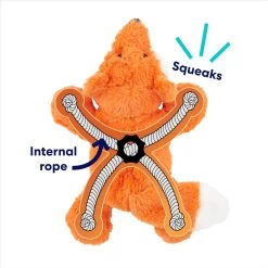 Frisco Fox Plush With Inside Rope Squeaky Dog Toy 8 Frisco Fox Plush With Inside Rope Squeaky Dog Toy -Pet Dog Supplies Shop 147065 PT2. AC SS1800 V1692019954