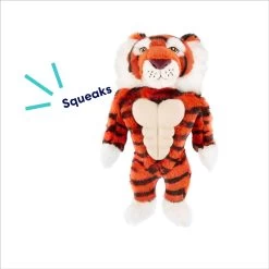 Frisco Tiger Muscle Plush Squeaky Dog Toy -Pet Dog Supplies Shop 147080 PT2. AC SS1800 V1695670751