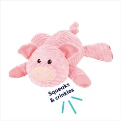 Frisco Corduroy Plush Squeaking Pig Dog Toy -Pet Dog Supplies Shop 152832 PT2. AC SS1800 V1692020044