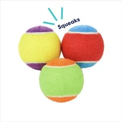 Frisco Fetch Squeaking Colorful Tennis Ball Dog Toy -Pet Dog Supplies Shop 152846 PT2. AC SS1800 V1691776638