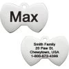 Frisco Stainless Steel Personalized Dog & Cat ID Tag, Bow Tie