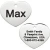 Frisco Personalized Dog & Cat ID Tag, Heart