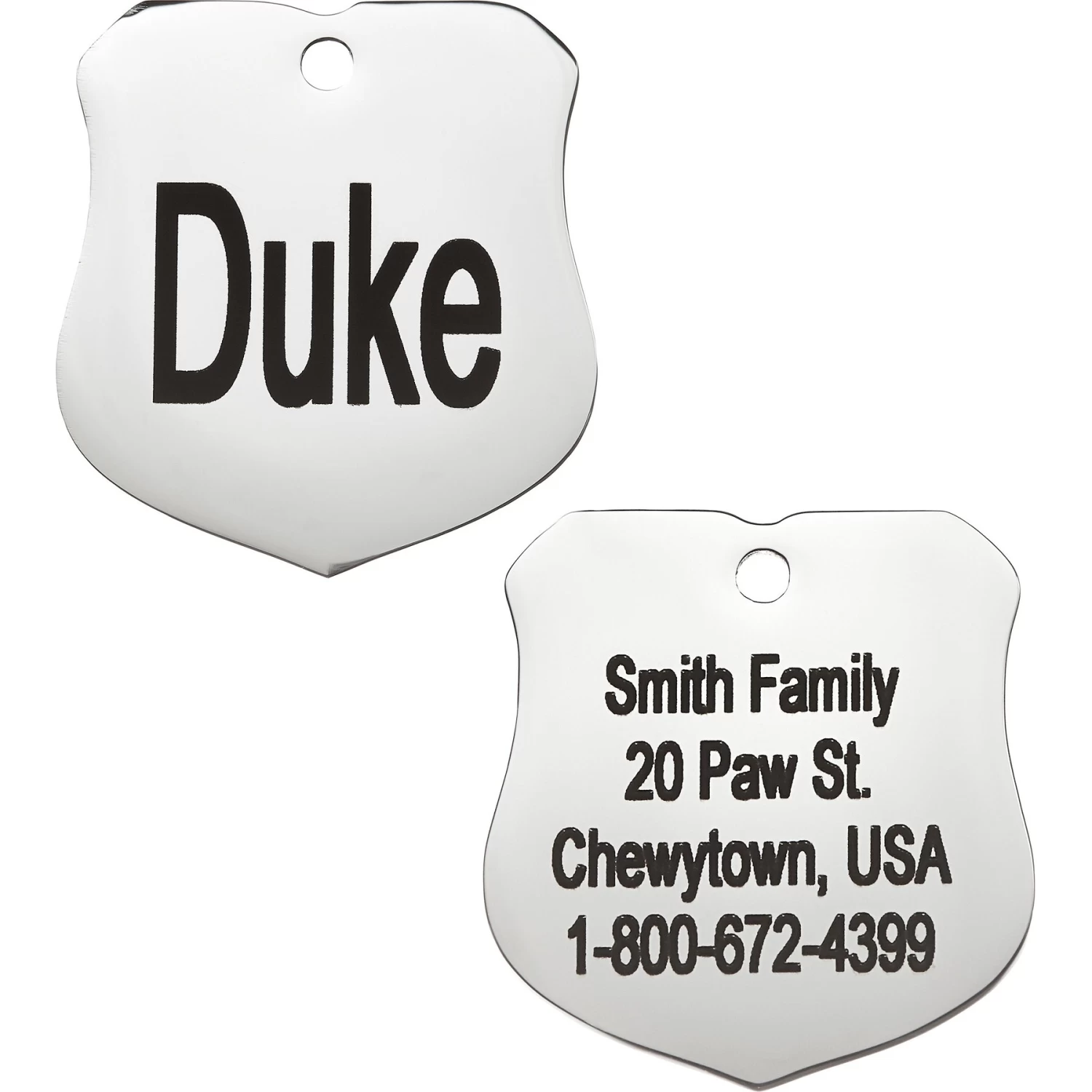 Frisco Stainless Steel Personalized Dog & Cat ID Tag, Badge 1 Frisco Stainless Steel Personalized Dog & Cat ID Tag, Badge