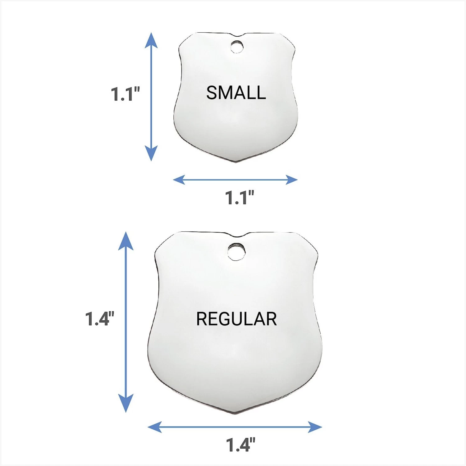 Frisco Stainless Steel Personalized Dog & Cat ID Tag, Badge 7 Frisco Stainless Steel Personalized Dog & Cat ID Tag, Badge - Image 7