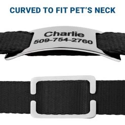 Frisco Stainless Steel Slide-On Personalized Dog & Cat Tag, Open Design -Pet Dog Supplies Shop 153050 PT4. AC SS1800 V1644016599