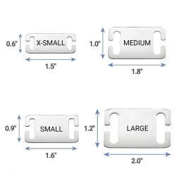 Frisco Stainless Steel Slide-On Personalized Dog & Cat Tag, Open Design -Pet Dog Supplies Shop 153050 PT5. AC SS1800 V1644016281