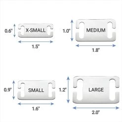 Frisco Stainless Steel Slide-On Personalized Dog & Cat Tag, Open Design -Pet Dog Supplies Shop 153050 PT6. AC SS1800 V1540560189