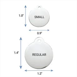 Frisco Stainless Steel Personalized Dog & Cat ID Tag, Paw Print -Pet Dog Supplies Shop 153057 PT6. AC SS1800 V1541090224