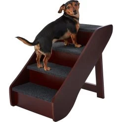 Frisco Deluxe Foldable Wooden Carpeted Cat & Dog Stairs -Pet Dog Supplies Shop 156781 PT4. AC SS1800 V1569621467