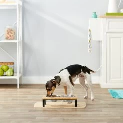 Frisco Wood Elevated Stainless Steel Double Diner Dog & Cat Bowl -Pet Dog Supplies Shop 161144 PT3. AC SS1800 V1561641426