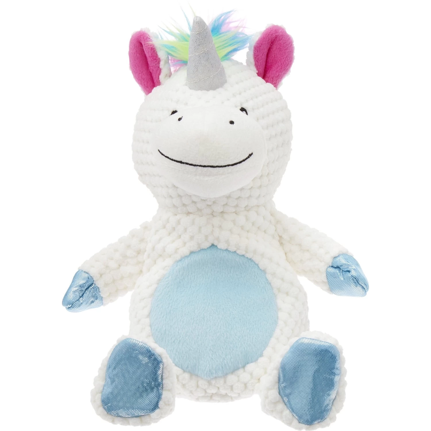 Frisco Unicorn Textured Plush Squeaky Dog Toy 1 Frisco Unicorn Textured Plush Squeaky Dog Toy