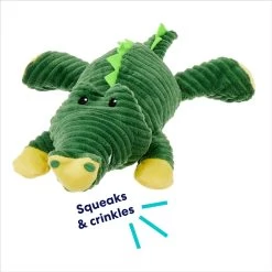 Frisco Alligator Corduroy Plush Squeaky Dog Toy -Pet Dog Supplies Shop 174705 PT2. AC SS1800 V1686579681