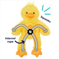 Frisco Duck Plush With Inside Rope Squeaky Dog Toy -Pet Dog Supplies Shop 174723 PT2. AC SS1800 V1692019967