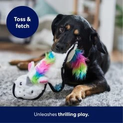 Frisco Unicorn Stuffing-Free Flat Plush Squeaky Dog Toy -Pet Dog Supplies Shop 174737 PT4. AC SS1800 V1695671061
