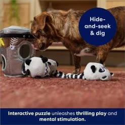 Frisco Trash Can & Raccoons Hide & Seek Puzzle Plush Squeaky Dog Toy -Pet Dog Supplies Shop 174757 PT5. AC SS1800 V1691784248