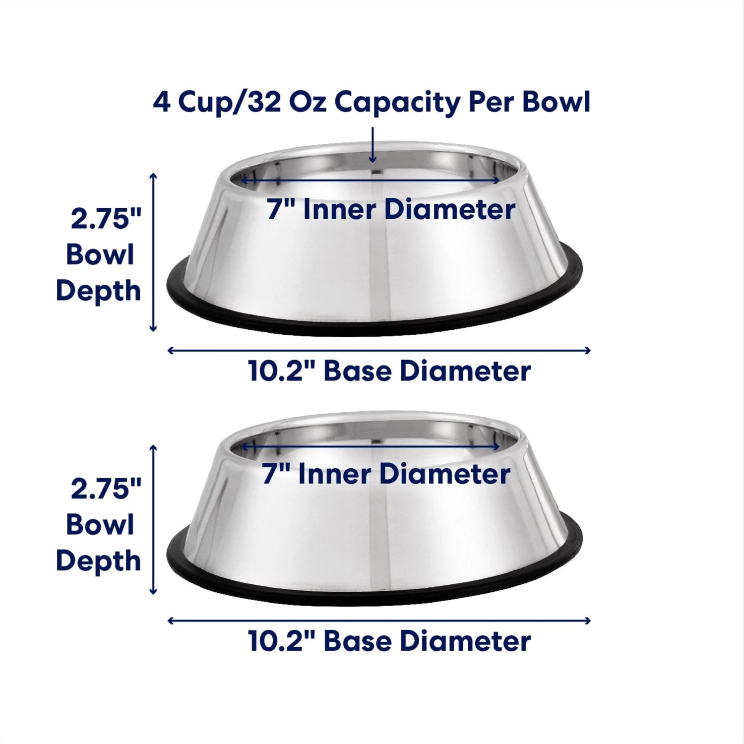 Frisco Stainless Steel Bowl 2 Frisco Stainless Steel Bowl - Image 2