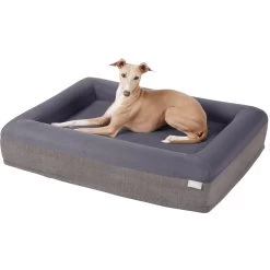 Frisco Orthopedic Rectangular Bolster Cat & Dog Bed W/Removable Cover 6 Frisco Orthopedic Rectangular Bolster Cat & Dog Bed W/Removable Cover -Pet Dog Supplies Shop 210226 PT2. AC SS1800 V1590067655