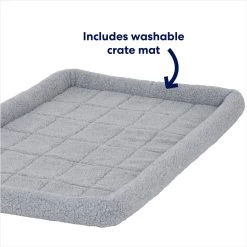 Frisco Heavy Duty Fold & Carry Double Door Collapsible Wire Dog Crate & Mat Kit -Pet Dog Supplies Shop 212618 PT5. AC SS1800 V1671120944