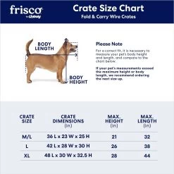 Frisco Fold & Carry Double Door Collapsible Wire Dog Crate & Mat Kit -Pet Dog Supplies Shop 212633 PT2. AC SS1800 V1667228755