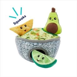 Frisco Guacamole Hide & Seek Puzzle Plush Squeaky Dog Toy -Pet Dog Supplies Shop 213830 PT3. AC SS1800 V1693337051