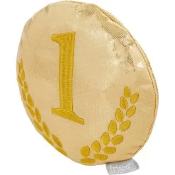 Frisco Gold Medal Round Plush Squeaky Dog Toy -Pet Dog Supplies Shop 214082 PT2. AC SS1800 V1676577937