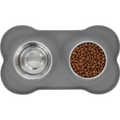 Frisco Silicone Stainless Steel Double Diner Dog & Cat Bowl 11 Frisco Silicone Stainless Steel Double Diner Dog & Cat Bowl -Pet Dog Supplies Shop 215990 PT4. AC SS1800 V1591020097
