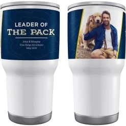Frisco Double Walled "Leader Of The Pack" Personalized Tumbler