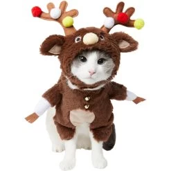 Frisco Front Walking Reindeer Dog & Cat Costume, 1 Count