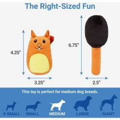 Frisco Retro Smack-a-Squirrel Hide & Seek Puzzle Plush Squeaky Dog Toy -Pet Dog Supplies Shop 230313 PT2. AC SS1800 V1599945055