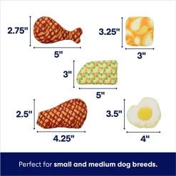 Frisco Microwave Dinner Interactive Plush Squeaky Dog Toy -Pet Dog Supplies Shop 230343 PT2. AC SS1800 V1695748358