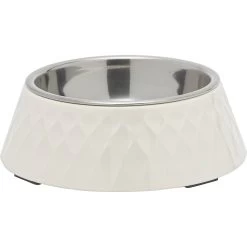 Frisco Hammered Melamine Stainless Steel Dog Bowl