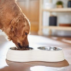 Frisco Stainless Steel Double Dog Bowls With Melamine Stand 8 Frisco Stainless Steel Double Dog Bowls With Melamine Stand -Pet Dog Supplies Shop 232092 PT7. AC SS1800 V1693015855