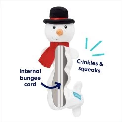 Frisco Holiday Snowman Bungee Plush Squeaky Dog Toy -Pet Dog Supplies Shop 233221 PT2. AC SS1800 V1695046807
