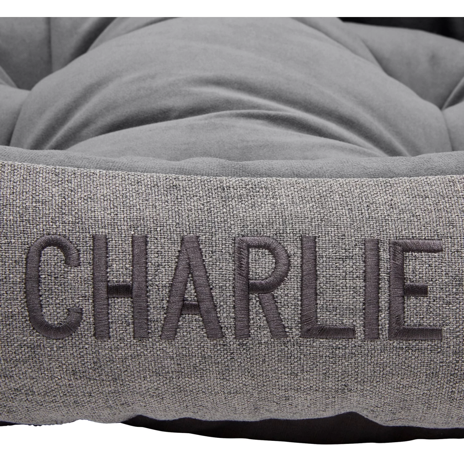 Frisco Rectangular Personalized Bolster Dog Bed W/Removable Cover 4 Frisco Rectangular Personalized Bolster Dog Bed W/Removable Cover - Image 4