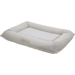 Frisco Orthopedic Personalized Bolster Dog Bed W/Removable Cover, Light Gray -Pet Dog Supplies Shop 234952 PT3. AC SS1800 V1600207355