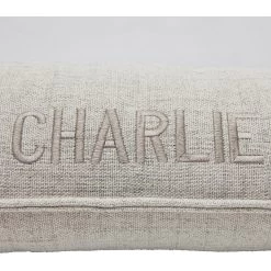 Frisco Orthopedic Personalized Bolster Dog Bed W/Removable Cover, Light Gray -Pet Dog Supplies Shop 234952 PT4. AC SS1800 V1604528532