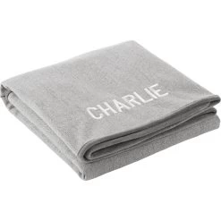 Frisco Faux Linen Personalized Dog & Cat Blanket -Pet Dog Supplies Shop 234954 PT2. AC SS1800 V1597843555