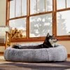 Frisco Plush Camel Back Donut Bolster Cat & Dog Bed