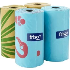 Frisco Flamingos And Foliage Print Dog Poop Bags