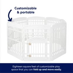 Frisco 8-Panel Plastic Exercise Dog Playpen -Pet Dog Supplies Shop 239693 PT4. AC SS1800 V1671718761