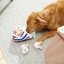 Frisco Zoomies & Chill Popcorn Hide & Seek Puzzle Plush Squeaky Dog Toy -Pet Dog Supplies Shop 241679 PT6. AC SS1800 V1610756768